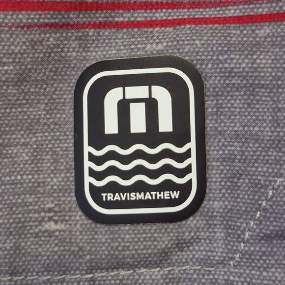 Travis Mathew Board Shorts Men’s Size 34 Murican Fun Surf Beach Swim Trunks - Picture 2 of 5